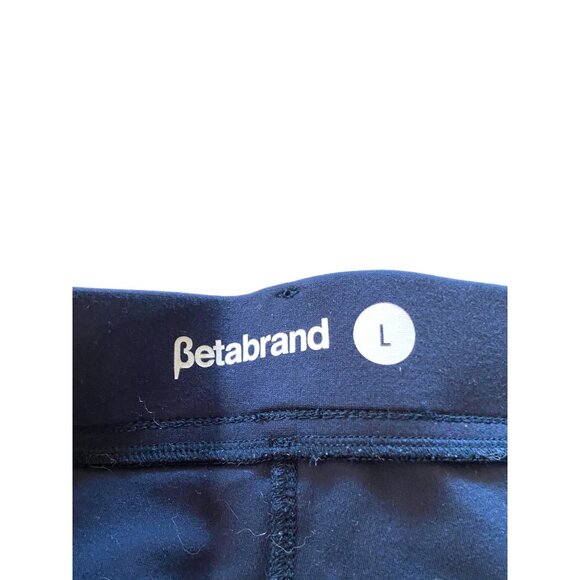 Betabrand Bootcut Classic Dress Pant Yoga Pants Navy Blue Size L Minimalist Cute - Picture 3 of 16